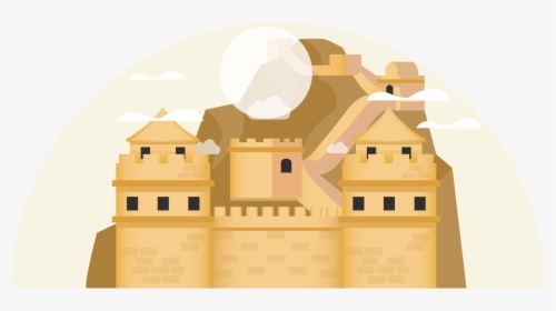 Great Wall Of China - Illustration, HD Png Download, Free Download