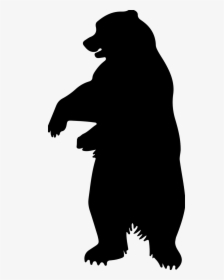 Bear,bear Art,bear Silhouette,free Vector Graphics,free - Bear Silhouette Png, Transparent Png, Free Download