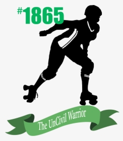 Female Roller Skater Silhouette, HD Png Download, Free Download