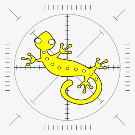 Yellow Spotted Lizard Png - Gecko Clip Art, Transparent Png, Free Download