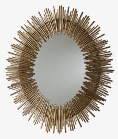 Gold Oval Mirror Large, HD Png Download, Free Download