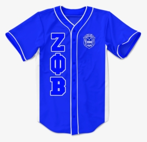 New Zeta Phi Beta Embroidered Greek Baseball Jersey - Alpha Kappa Psi Baseball Jersey, HD Png Download, Free Download