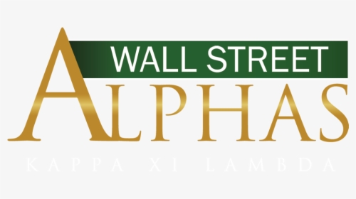Αφα  κξλ  the Wall Street Alphas - Alpha Phi Alpha Wall Street, HD Png Download, Free Download