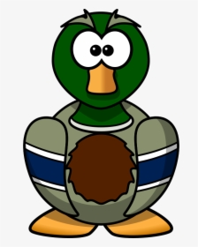 Cartoon Mallard Clip Art - Cartoon Duck Clipart, HD Png Download, Free Download