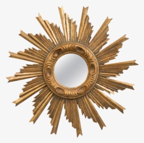 Mid Century French Giltwood Gold Gilt Sunburst Starburst - Logo Suiza Fruit Png, Transparent Png, Free Download