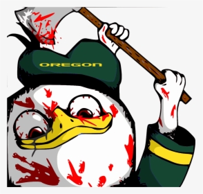 Oregon Ducks Clipart - Donald Duck Axe Meme, HD Png Download, Free Download