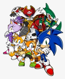 Sonic Rush Adventure Sonic Rush Sonic Adventure Sonic - Sonic Rush Adventure Personajes, HD Png Download, Free Download