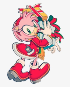 Christmas Amy Art From Sonic Adventure 2 - Amy Rose Sa2, HD Png Download, Free Download