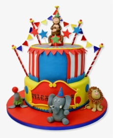 Circus Animals Png Pic - Circus Animals Cake, Transparent Png, Free Download