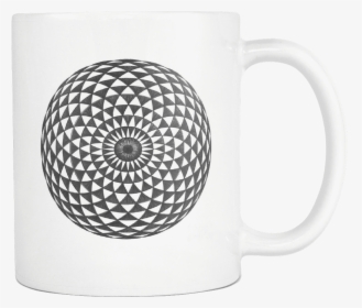 Sacred Geometry Mugs - Geometry Art Black And White, HD Png Download, Free Download