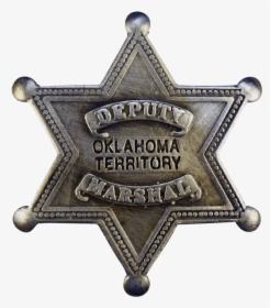 Oklahoma Territory Deputy Marshal Badge - Deputy Sheriff Badge, HD Png Download, Free Download