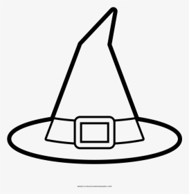 Witch Hat Coloring Page - Witches Hat Coloring Sheet, HD Png Download, Free Download