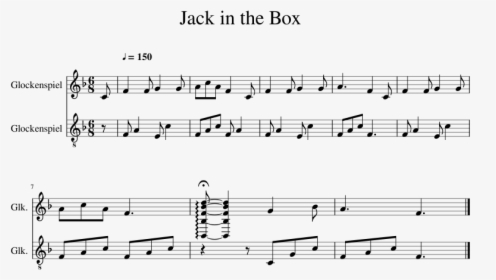 Jack In The Box Violin Sheet Music, HD Png Download, Free Download
