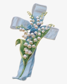 #beautiful Easter Cross - Lily Of The Valley, HD Png Download, Free Download