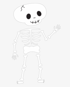 Skeleton Svg Cut File - Line Art, HD Png Download, Free Download