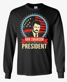 Ron Swanson For President T Shirt, Tank, Hoodie - Rick Astley For President 2020, HD Png Download, Free Download
