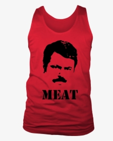 Ron Swanson Meat Men"s Tank Top - Nupe Tank Top, HD Png Download, Free Download
