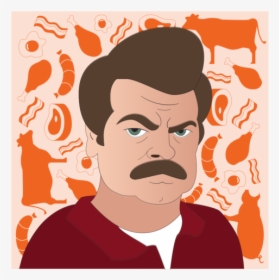 Ron Swanson Png, Transparent Png, Free Download