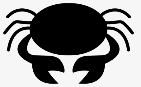 Crab Symbol For Zodiac Cancer Sign - Cancer Zodiac Sign Svg, HD Png Download, Free Download