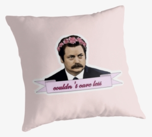 Ron Swanson Parks And Recreation Merch Cartoon - Cushion, HD Png Download, Free Download