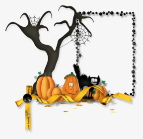 Png Transparent Halloween Background Hd - Halloween Png Cornice, Png Download, Free Download