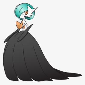 Cartoon,hairstyle,long Character,animation,clip Hair - Pokemon Mega Gardevoir Shiny, HD Png Download, Free Download