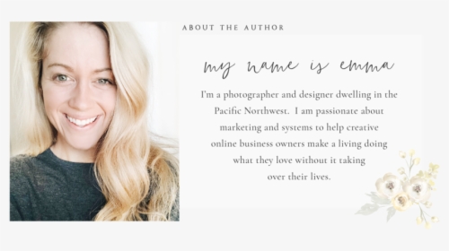 Emma Rose Company Is A Squarespace Website Designer - Photographer, HD Png Download, Free Download