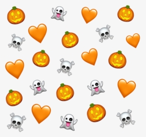#sticker #background #emojis #usemysticker #halloween - Halloween Emoji Background Transparent, HD Png Download, Free Download