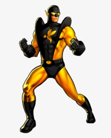 Transparent Yellow Jacket Clipart - Marvel Yellow Jacket Cartoon, HD Png Download, Free Download