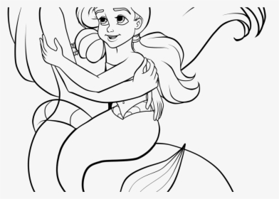 Headless Horseman Colouring Pages Coloring Color Page - Melody Little Mermaid Coloring, HD Png Download, Free Download