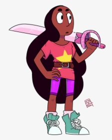 T-shirt Connie Pink Vertebrate Fictional Character - Connie Steven Universe Shirt, HD Png Download, Free Download