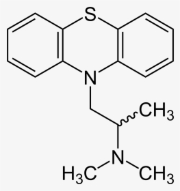 File - Promethazine - Chemical Structure Of Xanthone, HD Png Download, Free Download