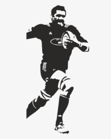 Protective Gear In Sports Rugby Union Rugby Player - Silhouette Rugby Player Png, Transparent Png, Free Download