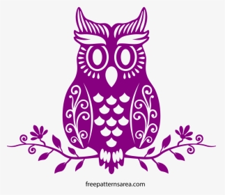 Free Vector Cute Owl Silhouette, HD Png Download, Free Download