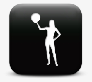 Transparent Volleyball Silhouette Png, Png Download, Free Download
