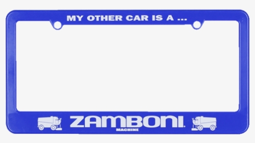 Blue License Plate Frame - Parallel, HD Png Download, Free Download