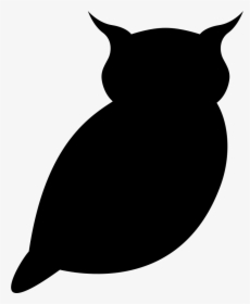 Transparent Owl Icon Png - Silhouette Owl Png, Png Download, Free Download