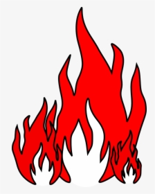Api, Merah, Menyalakan, Membakar, Api Unggun - Fire Clip Art, HD Png Download, Free Download