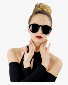 Women With Sunglasses Png, Transparent Png, Free Download