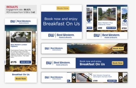 Dynamic Creative Optimization For Best Western Hotels - Hotel Best Western Advertisement, HD Png Download, Free Download