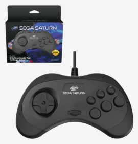 Sega Saturn 8 Button Arcade Pad - Retro Bit Saturn Controller, HD Png Download, Free Download