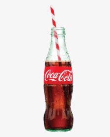 Coca Cola With Straw, HD Png Download, Free Download