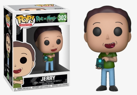 Transparent Morty Head Png - Funko Rick Y Morty Jerry, Png Download, Free Download