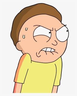 Jpg Free Rick And Morty Angry - Rick And Morty Morty Png, Transparent Png, Free Download