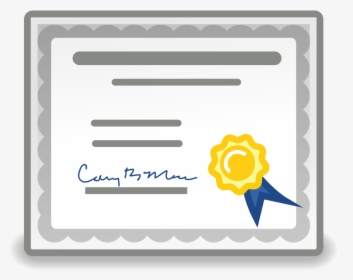 Certificate Authority Icon, HD Png Download, Free Download