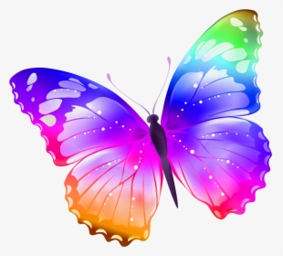 Transparent Mariposas Vector Png - Sticker Butterfly, Png Download - kindpng
