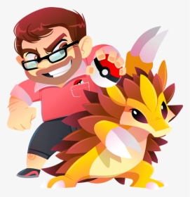Sandslash With Trainer, HD Png Download, Free Download