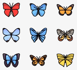Ai Vector Butterfly Background - Butterfly Icon Png, Transparent Png, Free Download