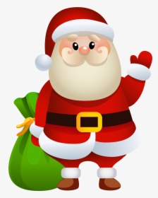 Transparent Clipart Of Santa Claus - Santa Png Cartoon, Png Download, Free Download