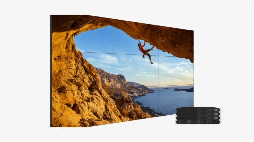 Video Wall Processors - Most Dangerous Rock Climb, HD Png Download, Free Download